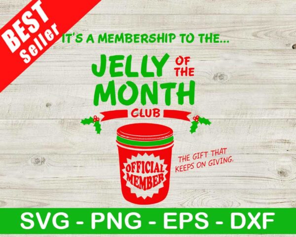 Jelly of the month club SVG