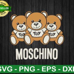 Moschino bear SVG