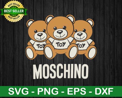 Moschino bear SVG