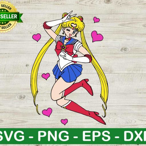 Sailor Moon SVG, Sailor Moon Crystal SVG, Sailor Moon sailor star SVG
