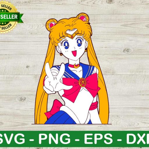 Super sailor moon SVG, Sailor Moon Character SVG, Sailor Moon sailor star SVG