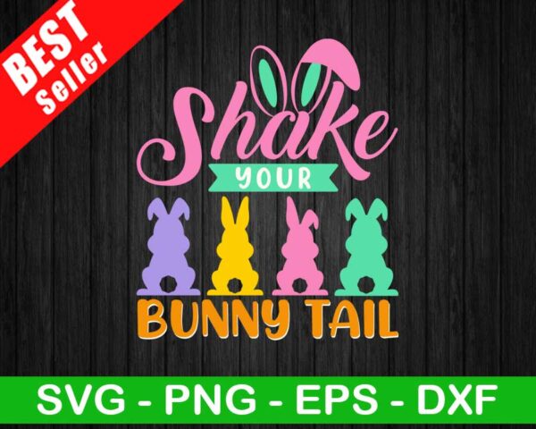 Shake Bunny Tail SVG