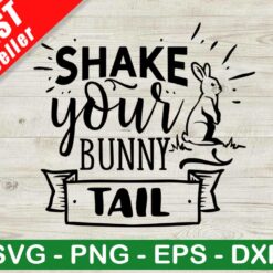 Shake your bunny tail SVG