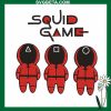 Squid game embroidery design