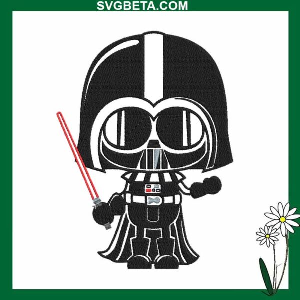 Baby Darth Vader Embroidery Design