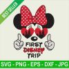 First Disney Trip Embroidery Design