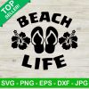 Beach life Flip Flop SVG