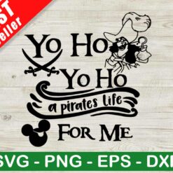 Yo Ho A Pirates Life For Me SVG
