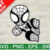 Baby Spiderman SVG