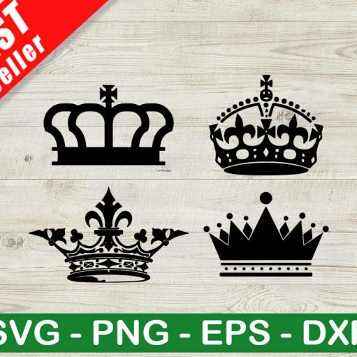Bundle Crown SVG, Crown SVG, Royal Crown SVG