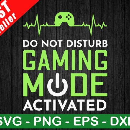 Do Not Disturb Gaming Mode Activated SVG