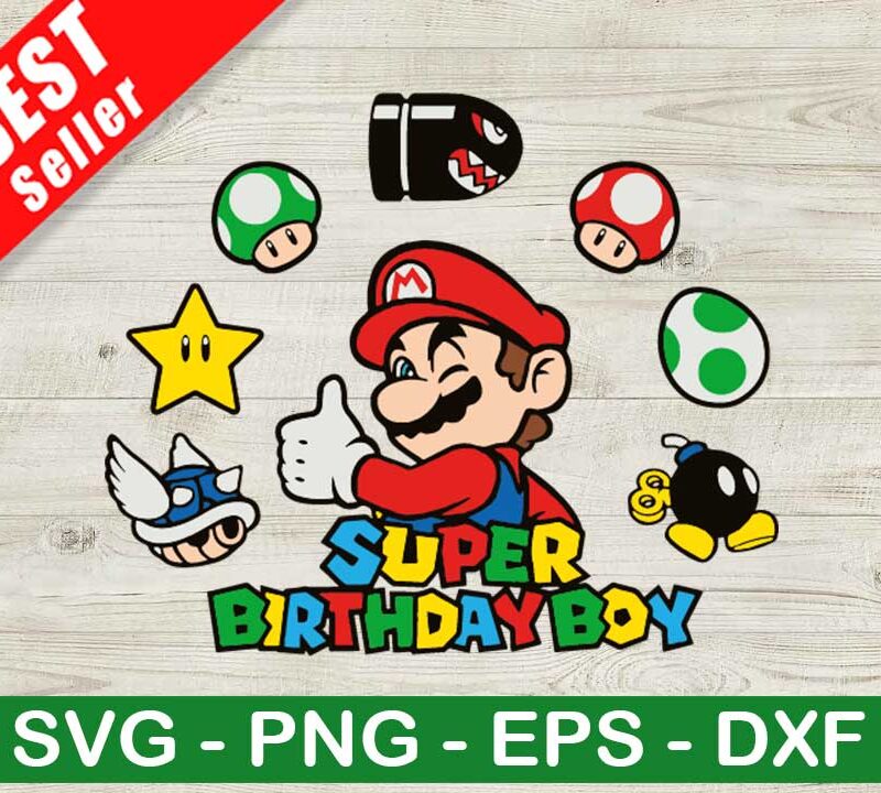 Super Birthday Boy SVG