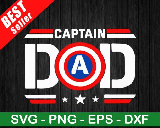 Captain Dad SVG