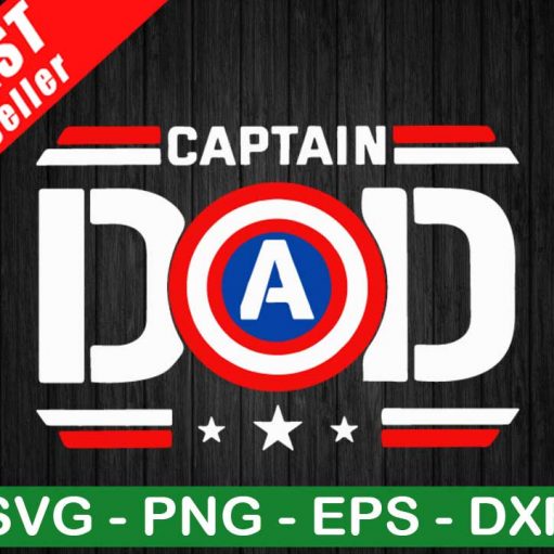 Captain Dad SVG