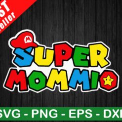 Super Mario Mom SVG