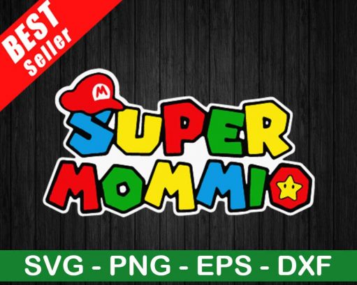 Super Mario Mom SVG