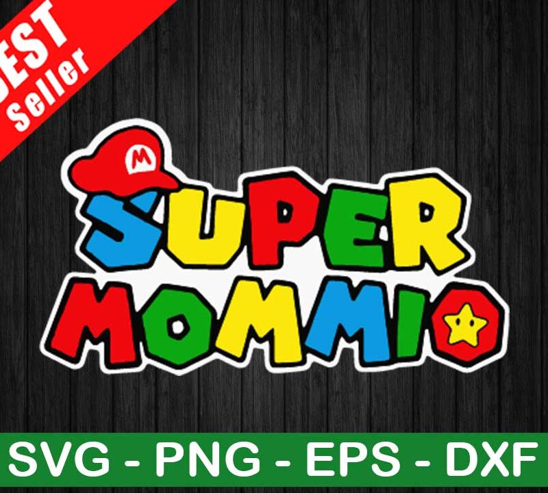 Super Mario Mom SVG