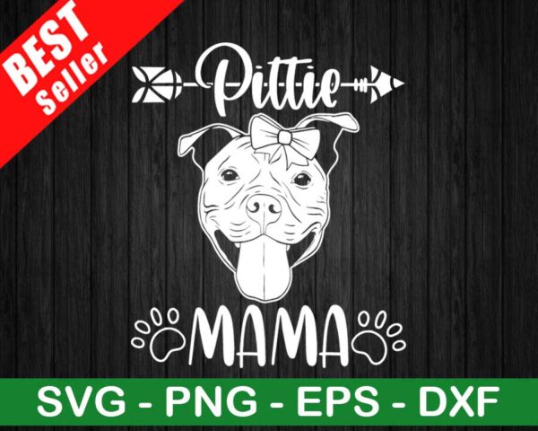 Pittie Mama SVG