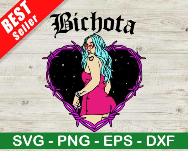 Karol G Bichota Heart SVG