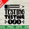 Testing Testing 1 2 3 Svg