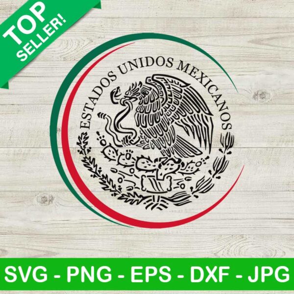 Mexican Flag Eagle SVG