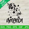America Dabbing Unicorn Svg