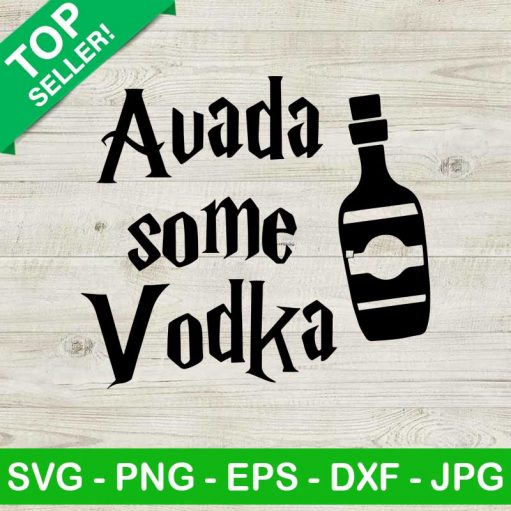 Avada Some Vodka Svg