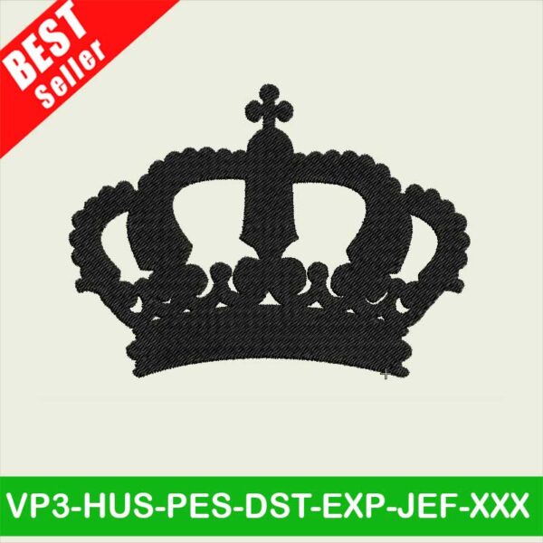 Black Tiara embroidery designs