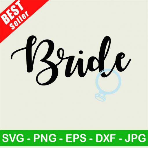 Bride Diamond engagement ring SVG