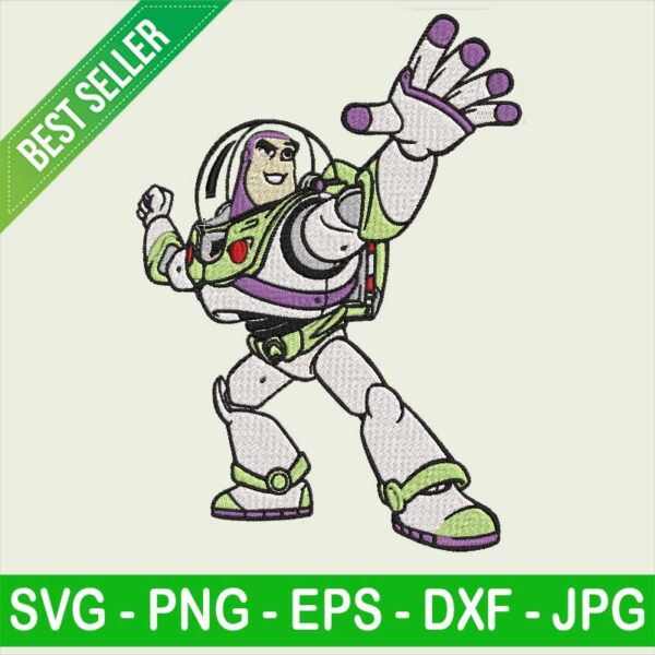 Buzz Lightyear Embroidery Design