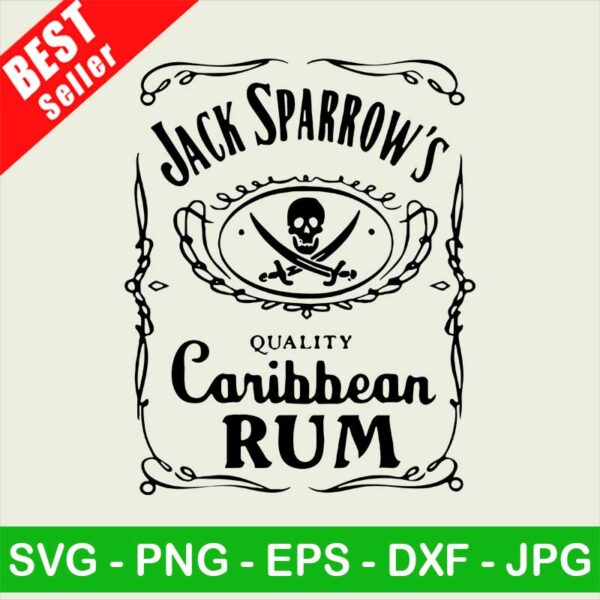 Jack Sparrow Caribean Rum SVG