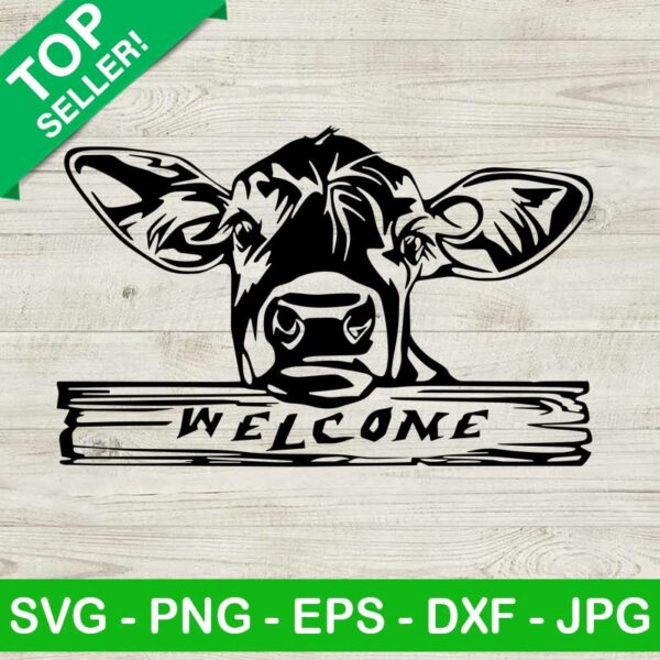 Welcome Cowhead SVG