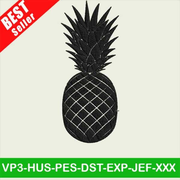Pineapple embroidery designs