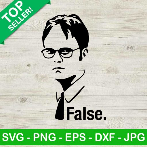 Dwight Schrute False SVG, The office moment SVG, The office funny SVG