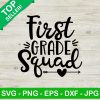 First grade squad SVG