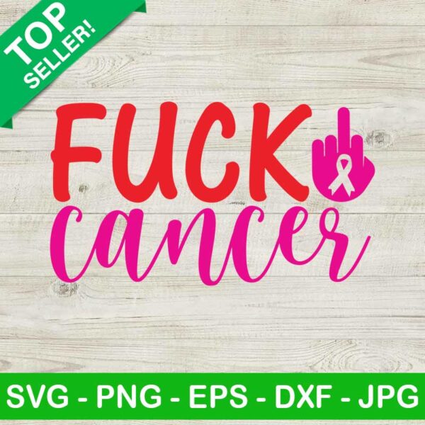 Fuck cancer SVG
