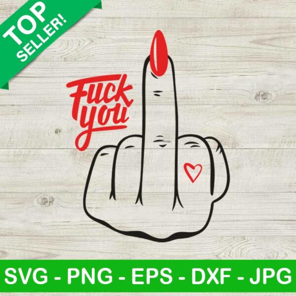 Middle Finger SVG