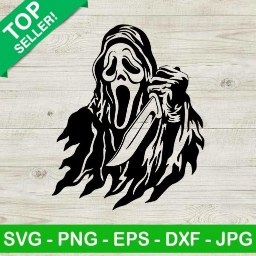 Scream Ghost face SVG