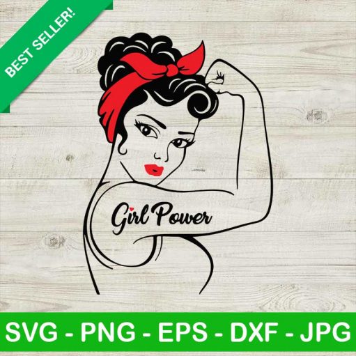 Rosie The Riveter Girl Power SVG