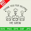 Thank you for helping me grow SVG