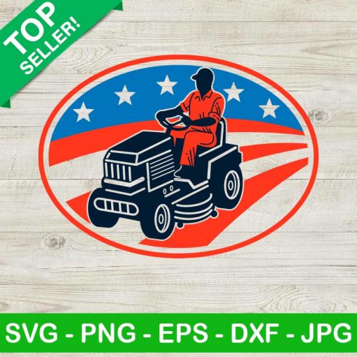 American lawn mower SVG, Lawn mower SVG, USA Lawn mower SVG