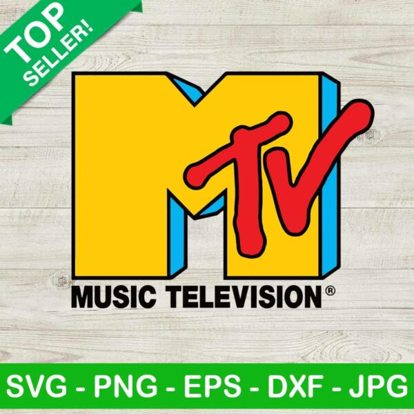 Mtv logo SVG, Music television logo SVG, USA Music television SVG