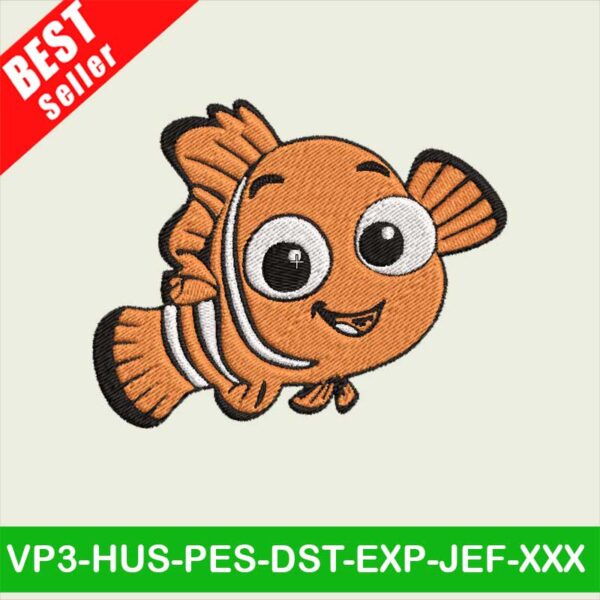 Nemo embroidery designs