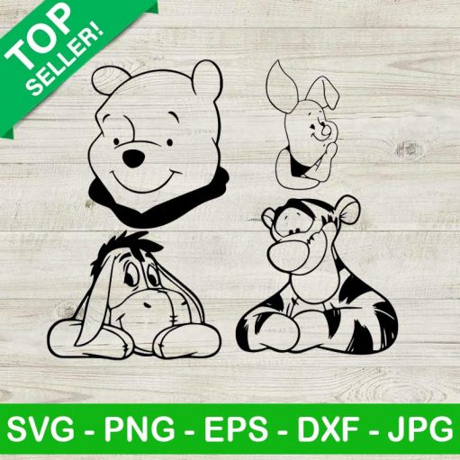 Winnie The Pooh Characters Svg