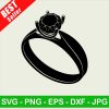Wedding Diamond Engagement Ring Svg