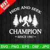 Hide And Seek Champion Svg