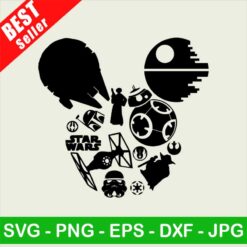 Star Wars mickey head SVG