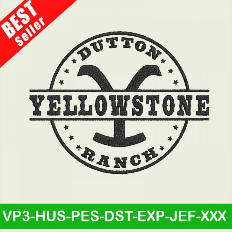 Yellowstone Dutton Range embroidery designs, Yellowstone Embroidery