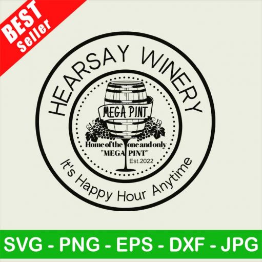 Hearsay Winery Mega Pint SVG