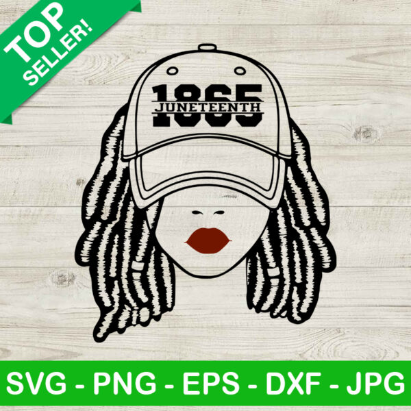 Black Girl Juneteenth SVG